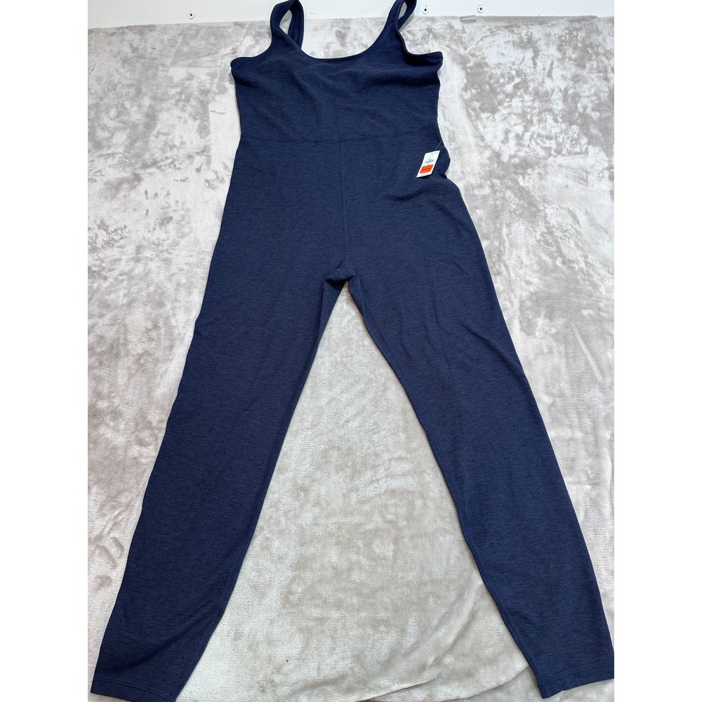 Gap Fit Bodysuit Women's Size Medium Blue Tank Full Piece New With Tags